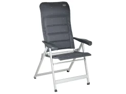 Crespo AL-237 Deluxe Klappstuhl - Dark Grey< Klappstühle|Campingstühle Mit Verstellbarer Rückenlehne