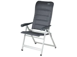 Crespo AL-237 Deluxe Klappstuhl - Dark Grey< Klappstühle|Campingstühle Mit Verstellbarer Rückenlehne