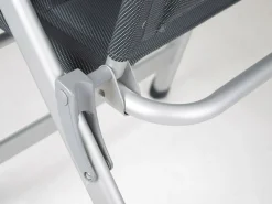 Crespo AL-237 Deluxe Klappstuhl - Dark Grey< Klappstühle|Campingstühle Mit Verstellbarer Rückenlehne