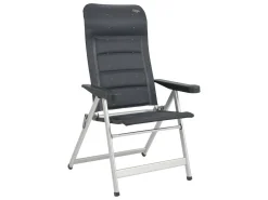 Crespo Klappstühle|Campingstühle Mit Verstellbarer Rückenlehne^AL/235 Deluxe S Klappstuhl - Dark Grey