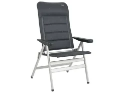 Crespo Campingstühle Mit Verstellbarer Rückenlehne|Klappstühle^AL/238 Deluxe XL Klappstuhl - Dark Grey