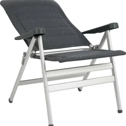 Crespo Campingstühle Mit Verstellbarer Rückenlehne|Klappstühle^AL/238 Deluxe XL Klappstuhl - Dark Grey