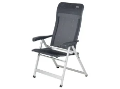 Crespo Campingstühle Mit Verstellbarer Rückenlehne|Klappstühle-AL-237 Klappstuhl - Dark Grey