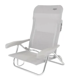 Crespo Strandstühle-AL-221 Light Grey Strandstuhl