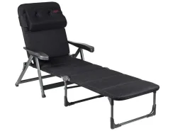 Crespo AP-233 Air-Deluxe Black Liegestuhl< Liegestühle