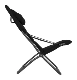 Crespo Relaxstühle-AP-263 Air-Deluxe Black Klappstuhl