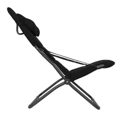 Crespo Relaxstühle-AP-263 Air-Deluxe Black Klappstuhl