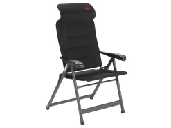 Crespo Campingstühle Mit Verstellbarer Rückenlehne|Klappstühle-AP-237 Air-Deluxe Compact Black Klappstuhl