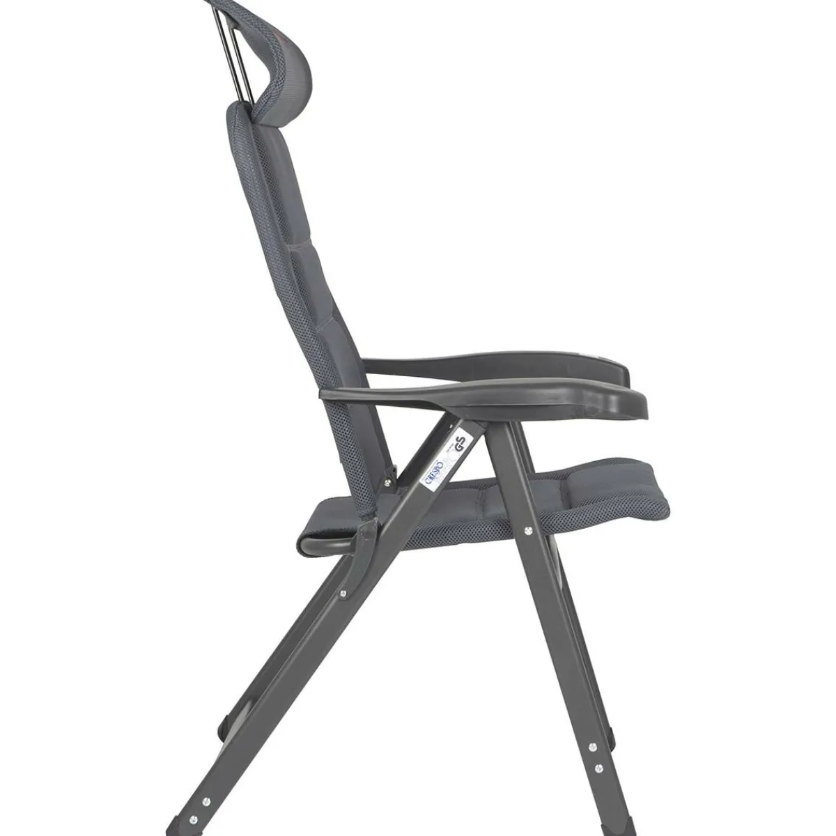 Crespo AP-235 Air-Deluxe Compact Grey Klappstuhl< Campingstühle Mit Verstellbarer Rückenlehne|Faltstühle