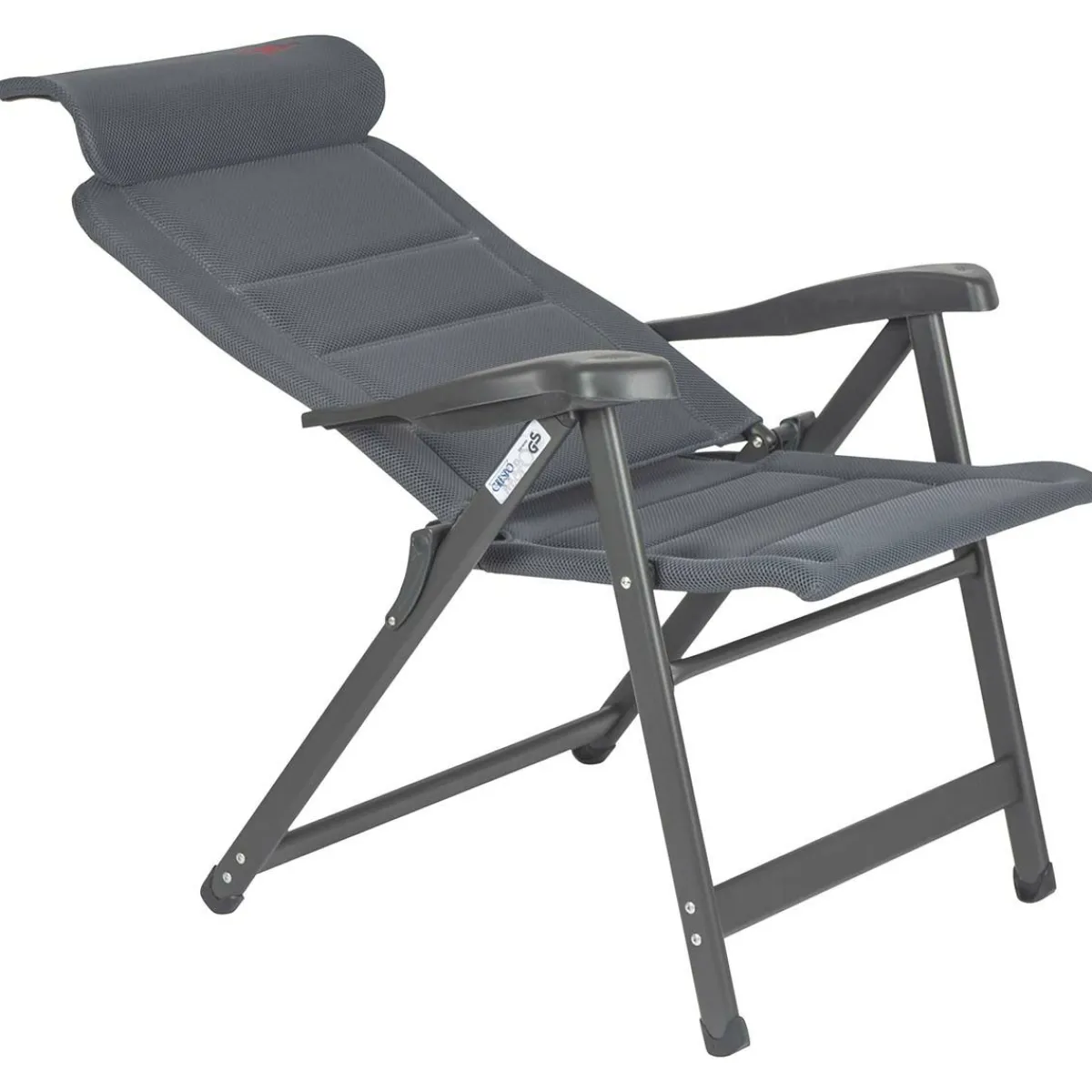 Crespo AP-235 Air-Deluxe Compact Grey Klappstuhl< Campingstühle Mit Verstellbarer Rückenlehne|Faltstühle