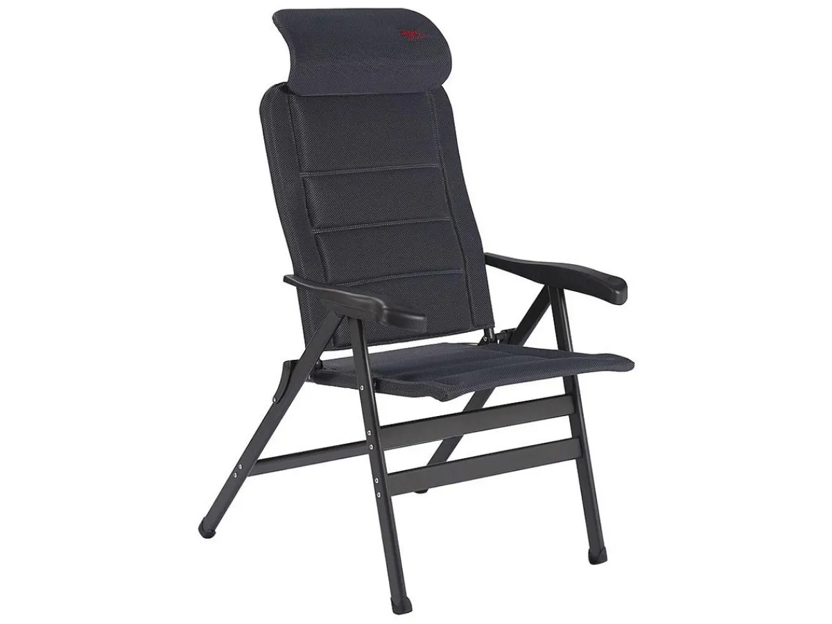 Crespo AP-238 Air-Deluxe Compact Grey Klappstuhl< Campingstühle Mit Verstellbarer Rückenlehne|Klappstühle