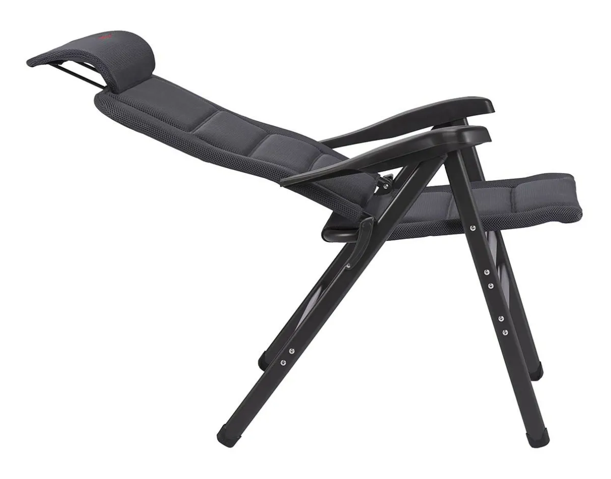 Crespo AP-238 Air-Deluxe Compact Grey Klappstuhl< Campingstühle Mit Verstellbarer Rückenlehne|Klappstühle