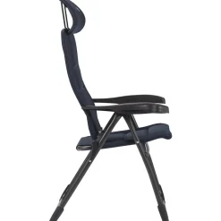 Crespo Campingstühle Mit Verstellbarer Rückenlehne|Klappstühle-AP-215 Air-Deluxe Compact Blue Klappstuhl