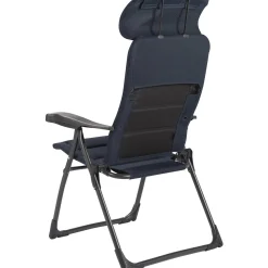 Crespo Campingstühle Mit Verstellbarer Rückenlehne|Klappstühle-AP-215 Air-Deluxe Compact Blue Klappstuhl