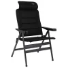 Crespo Campingstühle Mit Verstellbarer Rückenlehne|Klappstühle-AP-238 Air-Deluxe Compact Klappstuhl - Black