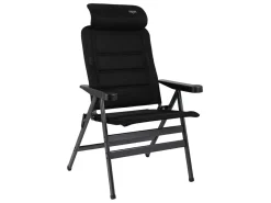 Crespo Campingstühle Mit Verstellbarer Rückenlehne|Klappstühle-AP-238 Air-Deluxe Compact Klappstuhl - Black
