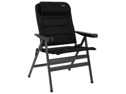 Crespo Campingstühle Mit Verstellbarer Rückenlehne|Klappstühle-AP-238 Air-Deluxe Compact Klappstuhl - Black