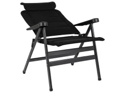 Crespo Campingstühle Mit Verstellbarer Rückenlehne|Klappstühle-AP-238 Air-Deluxe Compact Klappstuhl - Black