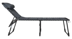 Crespo AP-364 Air-Deluxe Grey Liegestuhl< Liegestühle