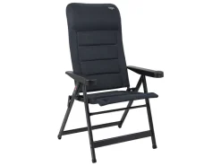 Crespo AP-235 Air-Deluxe Klappstuhl - Grey< Campingstühle Mit Verstellbarer Rückenlehne|Klappstühle