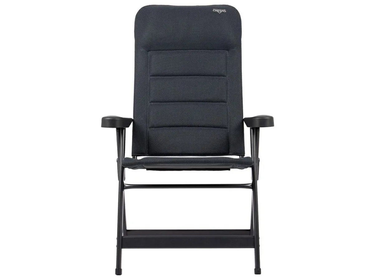 Crespo AP-235 Air-Deluxe Klappstuhl - Grey< Campingstühle Mit Verstellbarer Rückenlehne|Klappstühle
