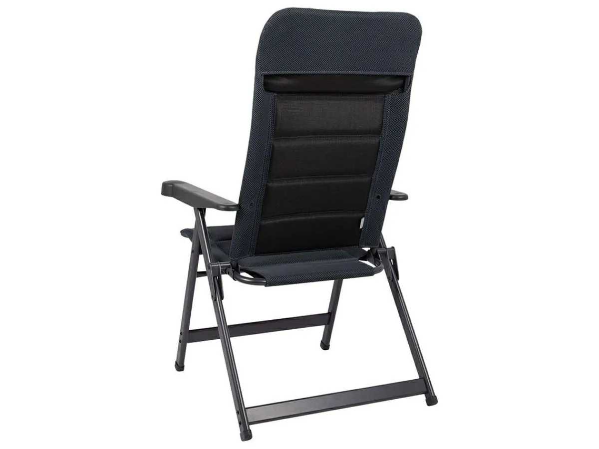 Crespo AP-235 Air-Deluxe Klappstuhl - Grey< Campingstühle Mit Verstellbarer Rückenlehne|Klappstühle