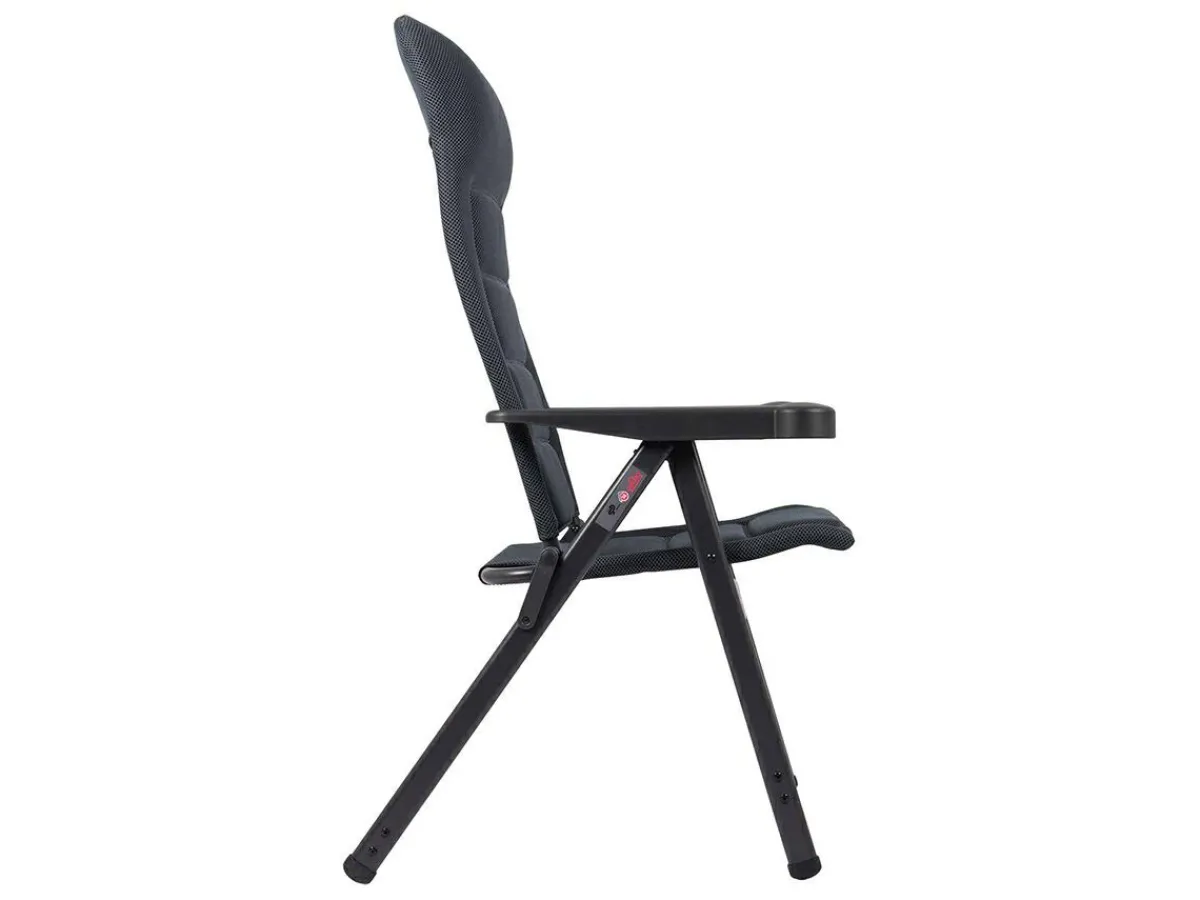 Crespo AP-235 Air-Deluxe Klappstuhl - Grey< Campingstühle Mit Verstellbarer Rückenlehne|Klappstühle