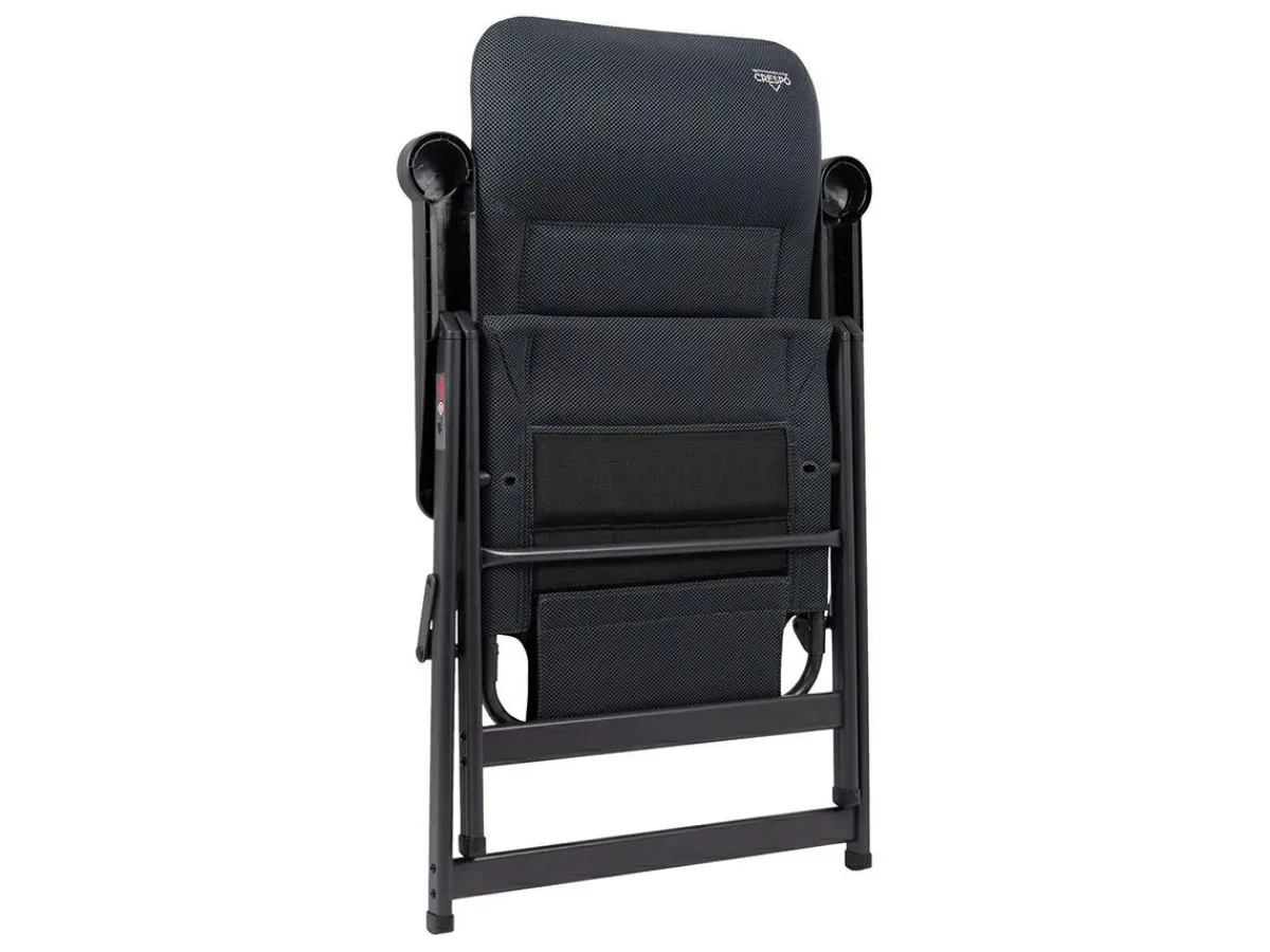 Crespo AP-235 Air-Deluxe Klappstuhl - Grey< Campingstühle Mit Verstellbarer Rückenlehne|Klappstühle