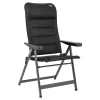 Crespo Campingstühle Mit Verstellbarer Rückenlehne|Klappstühle^AP-237 Air-Deluxe Klappstuhl - Black