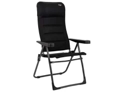 Crespo Campingstühle Mit Verstellbarer Rückenlehne|Klappstühle^AP-215 Air-Deluxe Klappstuhl - Black