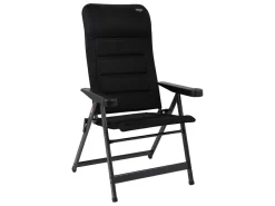 Crespo Campingstühle Mit Verstellbarer Rückenlehne|Klappstühle-AP-235 Air-Deluxe Klappstuhl - Black