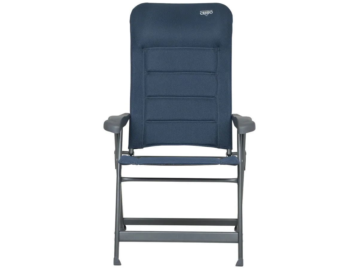 Crespo AP-237 Air-Deluxe Klappstuhl - Blue< Campingstühle Mit Verstellbarer Rückenlehne|Klappstühle