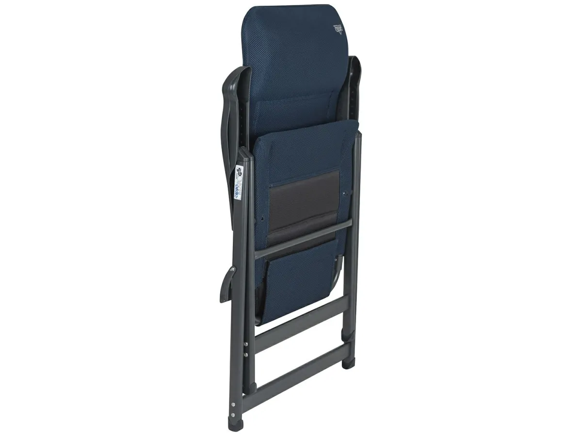 Crespo AP-237 Air-Deluxe Klappstuhl - Blue< Campingstühle Mit Verstellbarer Rückenlehne|Klappstühle