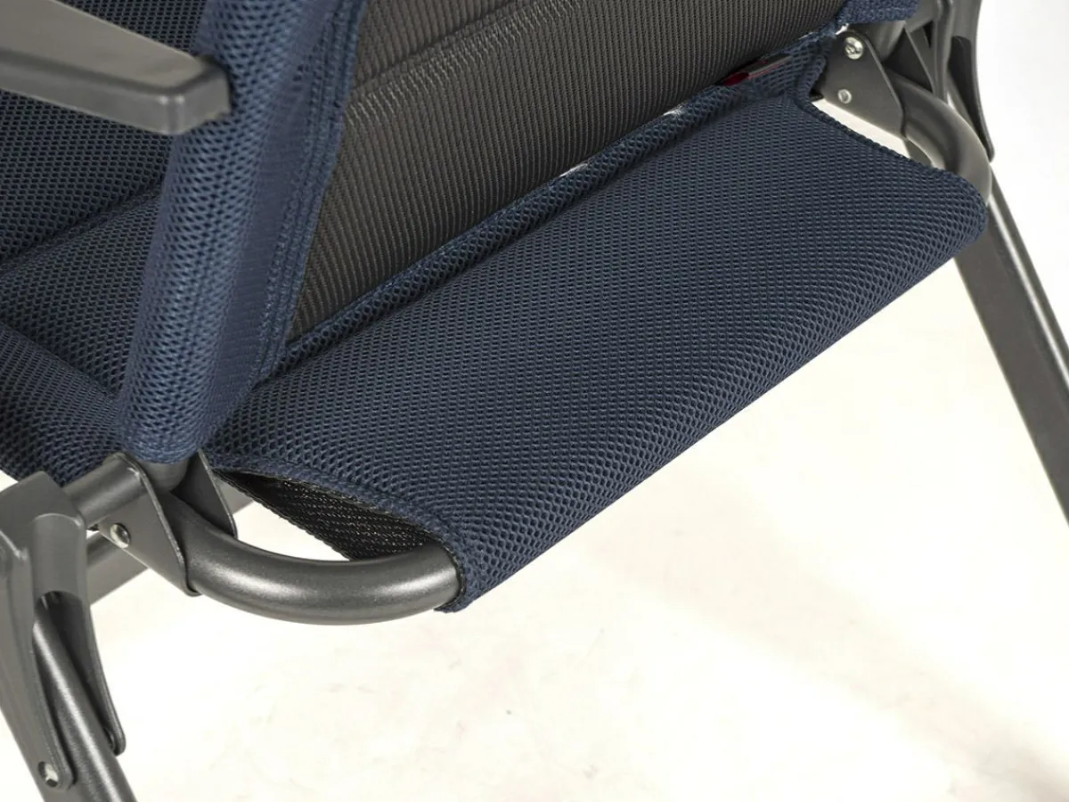 Crespo AP-237 Air-Deluxe Klappstuhl - Blue< Campingstühle Mit Verstellbarer Rückenlehne|Klappstühle