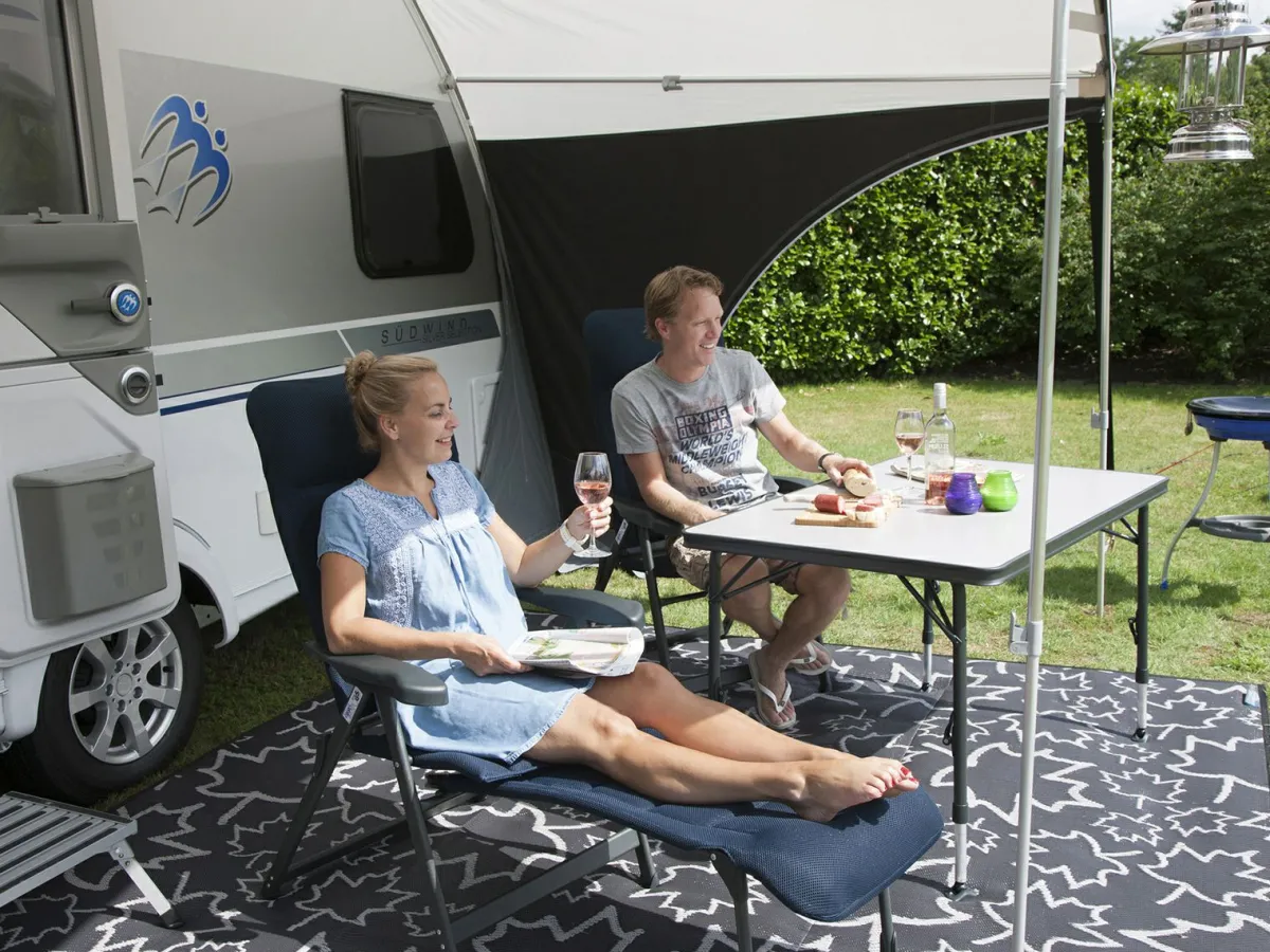 Crespo AP-237 Air-Deluxe Klappstuhl - Blue< Campingstühle Mit Verstellbarer Rückenlehne|Klappstühle