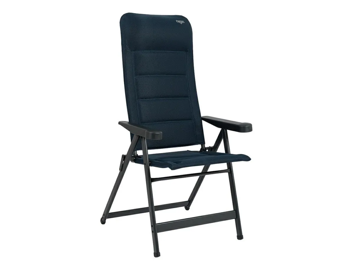 Crespo AP-240 Air-Deluxe Klappstuhl - Blue< Campingstühle Mit Verstellbarer Rückenlehne|Klappstühle