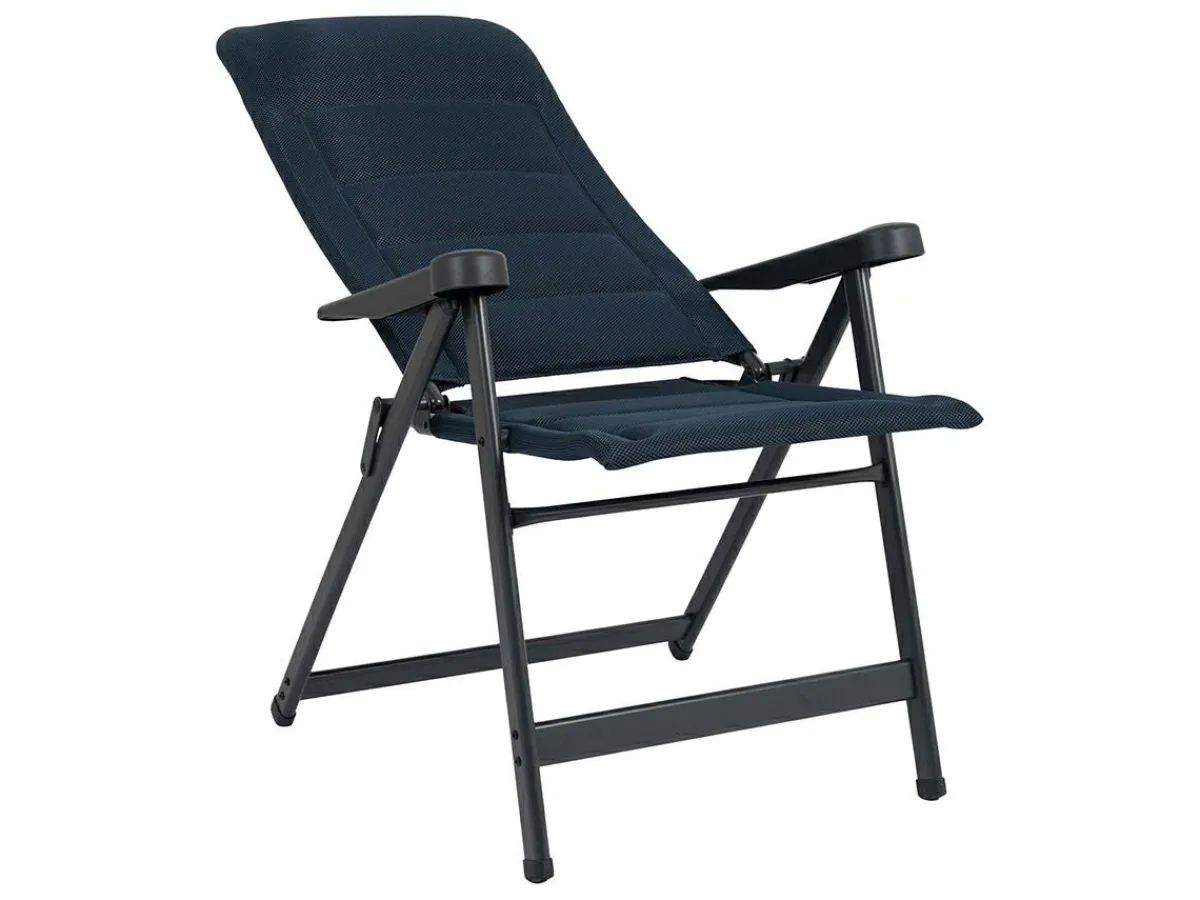 Crespo AP-240 Air-Deluxe Klappstuhl - Blue< Campingstühle Mit Verstellbarer Rückenlehne|Klappstühle