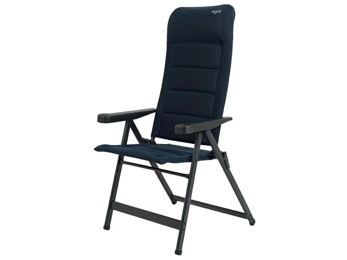 Crespo AP-240 Air-Deluxe Klappstuhl - Blue< Campingstühle Mit Verstellbarer Rückenlehne|Klappstühle