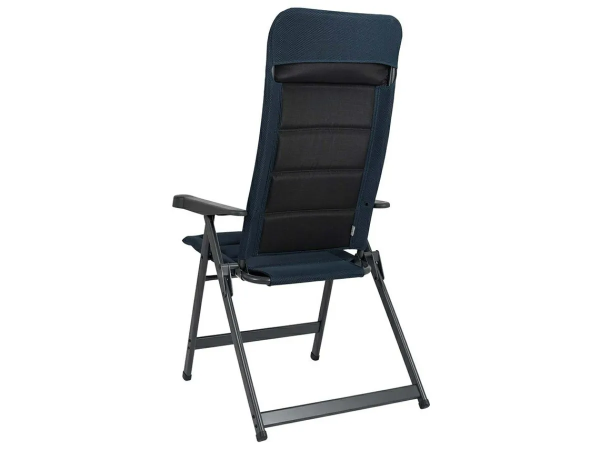 Crespo AP-240 Air-Deluxe Klappstuhl - Blue< Campingstühle Mit Verstellbarer Rückenlehne|Klappstühle
