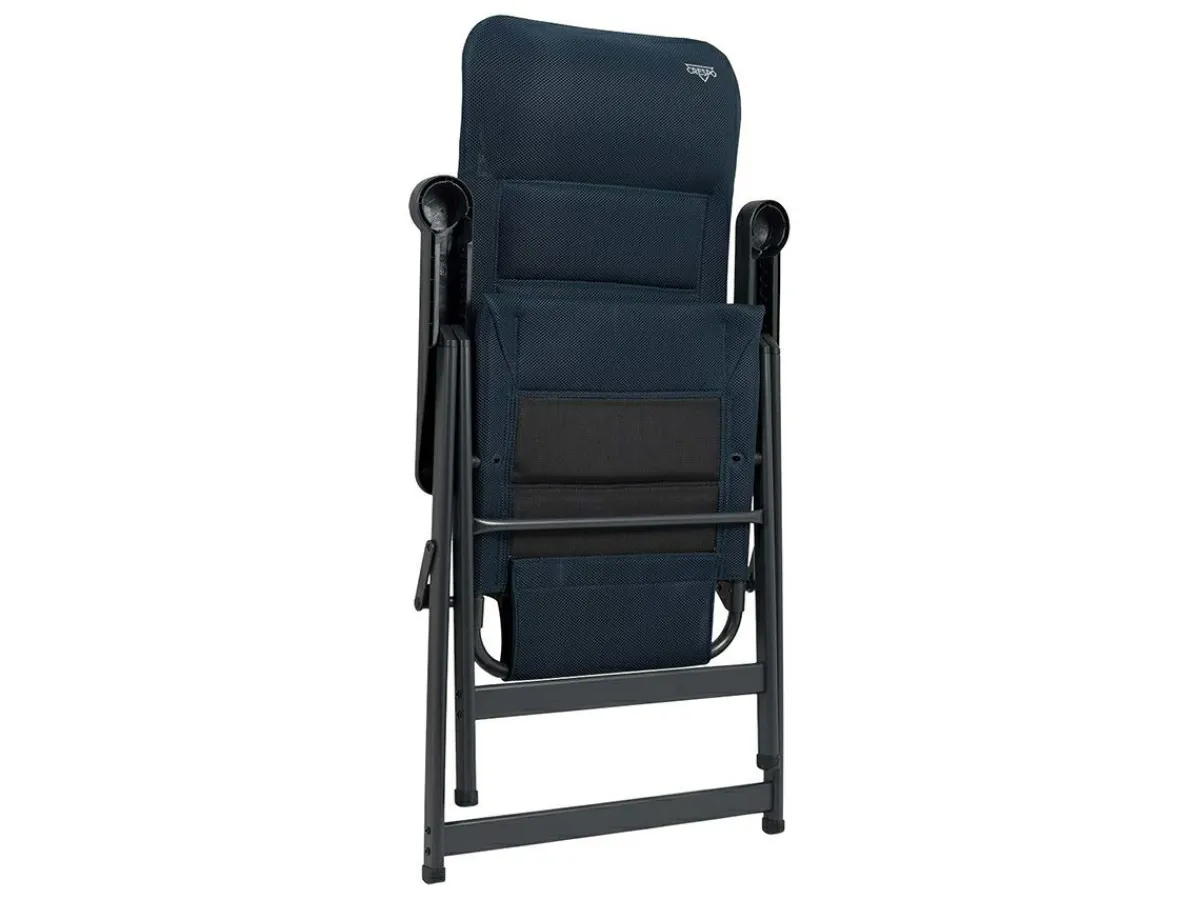Crespo AP-240 Air-Deluxe Klappstuhl - Blue< Campingstühle Mit Verstellbarer Rückenlehne|Klappstühle