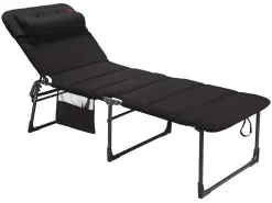 Crespo AP-363 Air-Deluxe Liegestuhl - Black< Liegestühle