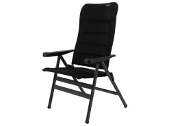 Crespo AP-238 Air-Deluxe XL Klappstuhl - Black< Campingstühle Mit Verstellbarer Rückenlehne|Klappstühle