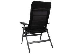 Crespo AP-238 Air-Deluxe XL Klappstuhl - Black< Campingstühle Mit Verstellbarer Rückenlehne|Klappstühle