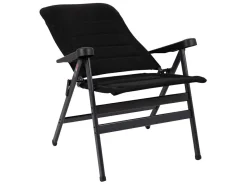 Crespo AP-238 Air-Deluxe XL Klappstuhl - Black< Campingstühle Mit Verstellbarer Rückenlehne|Klappstühle