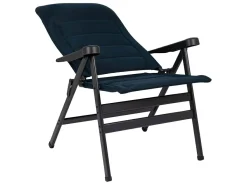 Crespo AP-238 Air-Deluxe XL Klappstuhl - Blue< Campingstühle Mit Verstellbarer Rückenlehne|Klappstühle