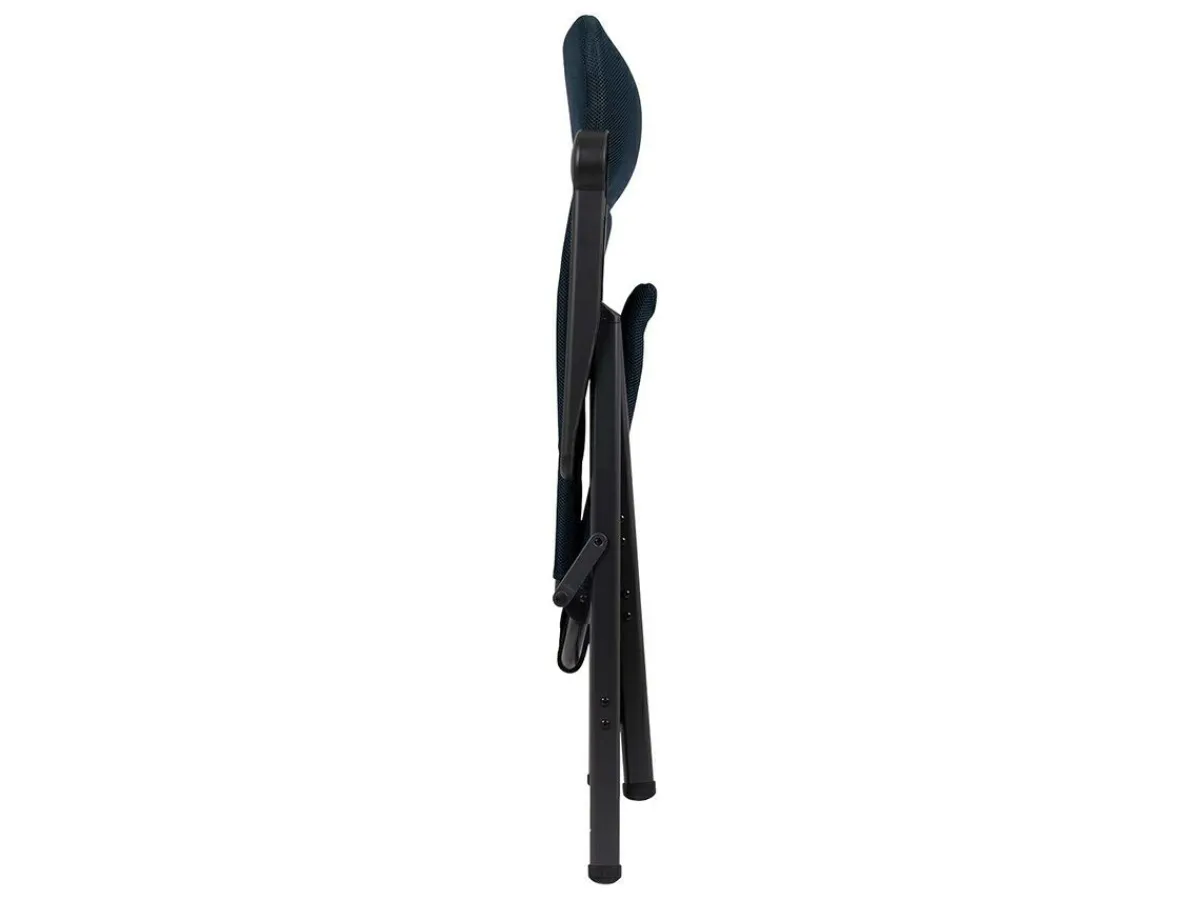 Crespo AP-238 Air-Deluxe XL Klappstuhl - Blue< Campingstühle Mit Verstellbarer Rückenlehne|Klappstühle