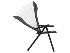 Crespo Campingstühle Mit Verstellbarer Rückenlehne|Klappstühle^AP-440 Air-Select Klappstuhl - Grey