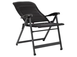 Crespo Campingstühle Mit Verstellbarer Rückenlehne|Klappstühle-AP-237 Deluxe Klappstuhl - Black