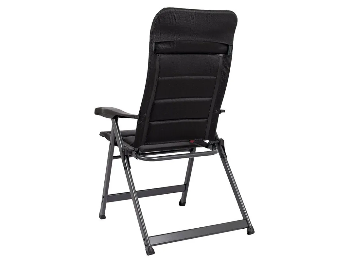 Crespo Campingstühle Mit Verstellbarer Rückenlehne|Klappstühle-AP-237 Deluxe Klappstuhl - Black