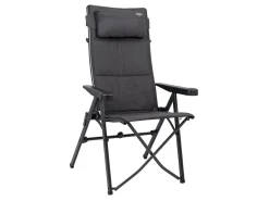 Crespo Campingstühle Mit Verstellbarer Rückenlehne|Faltstühle^AP-740 Tex-Comfort Klappstuhl - Grey